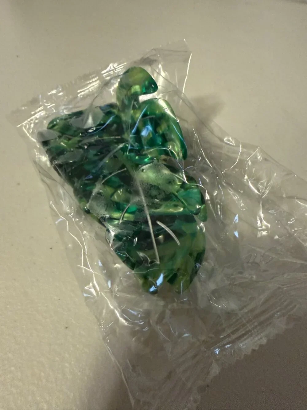 Green Monstera Leaf Claw Clip Hair Accessory